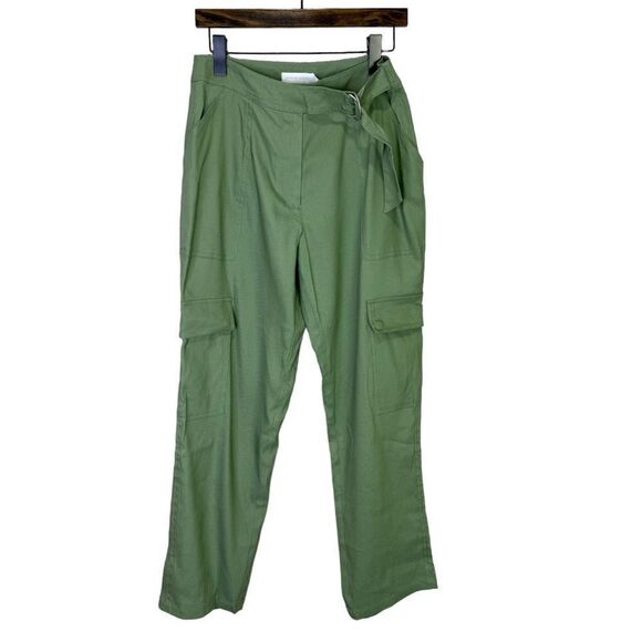 NEW Simkhai Carolina Utility Pant Verde Green Size 8 - Picture 5 of 12